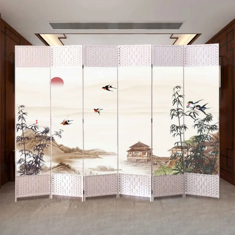 

Simple and modern, partition screen, solid wood in the entrance