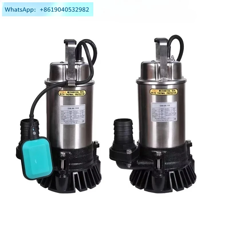 Stainless steel villa rainwater pump sewage pump household high lift no blockage
