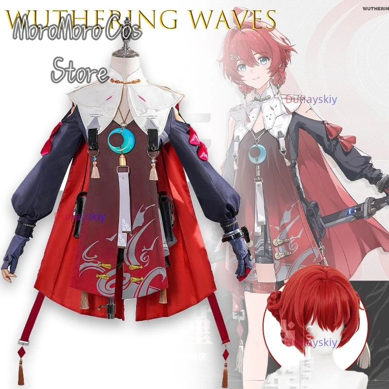 

‌ Wuthering Waves Danjin Косплейコス Rosen Anime Game Outfit Полный комплект Женский косплей Сексуальный наряд на Хэллоуин Аутентичный дизайн