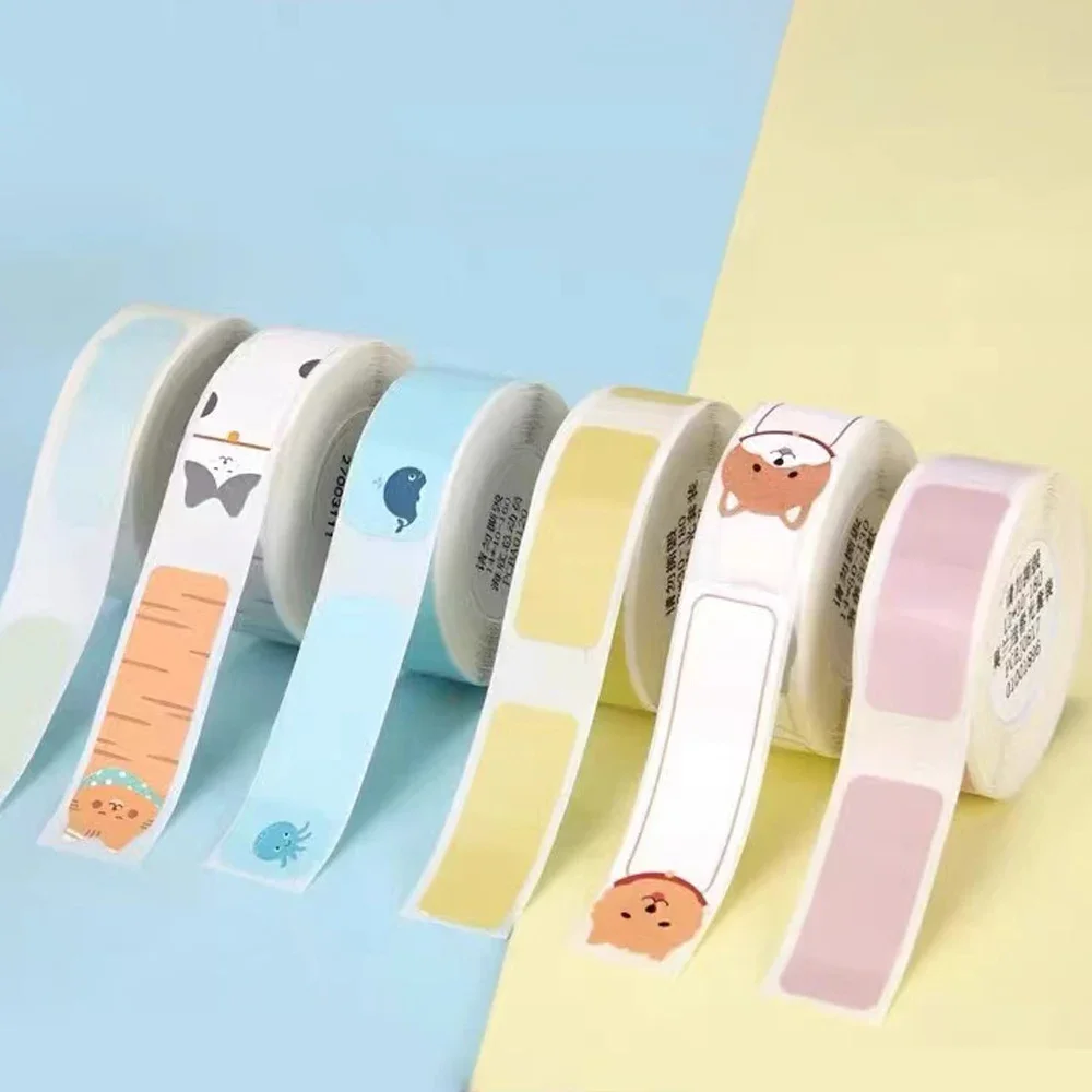 Niimbot  D11/D101/D101/H1/H1S Cute Funny Cartoon Waterproof Self-adhesive Thermal Paper Cosmetics Date Price Name Sticker