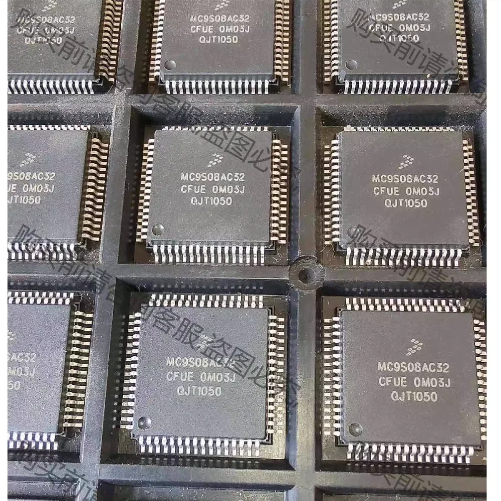 (1pcs) MC9S08AC32CFUE QFP64 MC9S08AC32 Qpf 8-Bit HCS08 Centrale Processor Unit (Cpu)