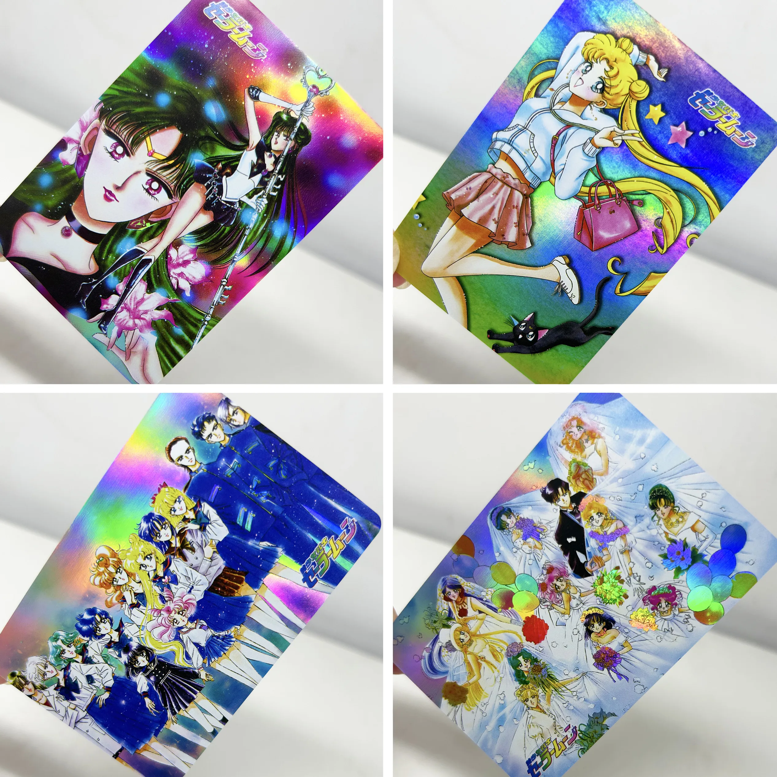 

Diy 18 шт./компл. Сейлор Мун Цукино Усаги самоконтроль коллекционная подпись торговая флэш-карта аниме Рождественский подарок