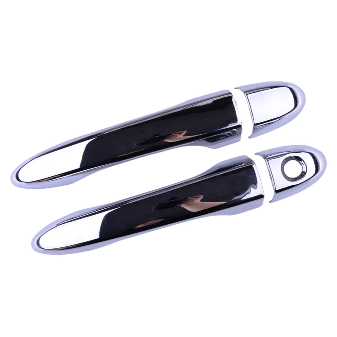 Chrome Exterior Side Door Handle Cover Trim Bezel Cap fit for Fiat 500X SUV 2016 2017 2018 2019 2020 2021 2022 2023 ABS