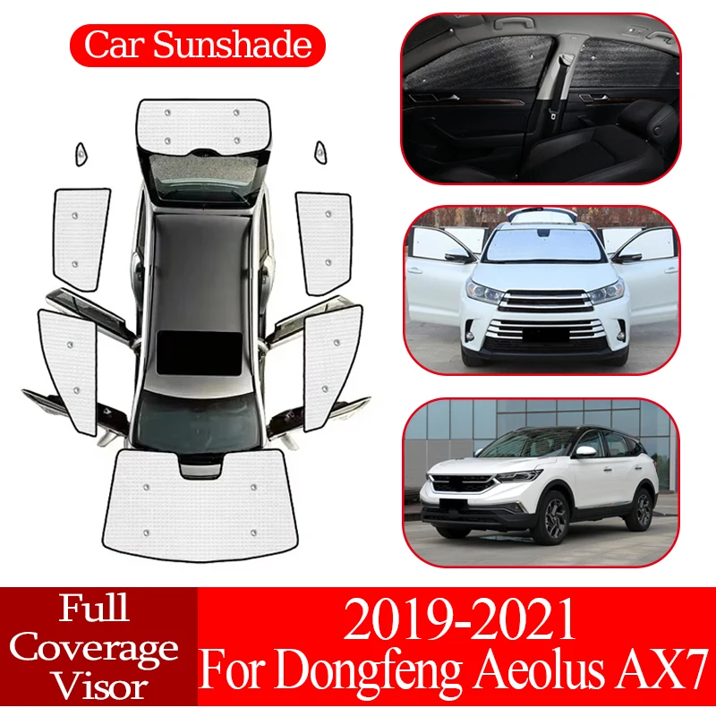 

Car Anti-UV Full Coverage Sunshade Window unshade Sunshade Cover Protection Board Accessories For Dongfeng Aeolus AX7 2019-2021