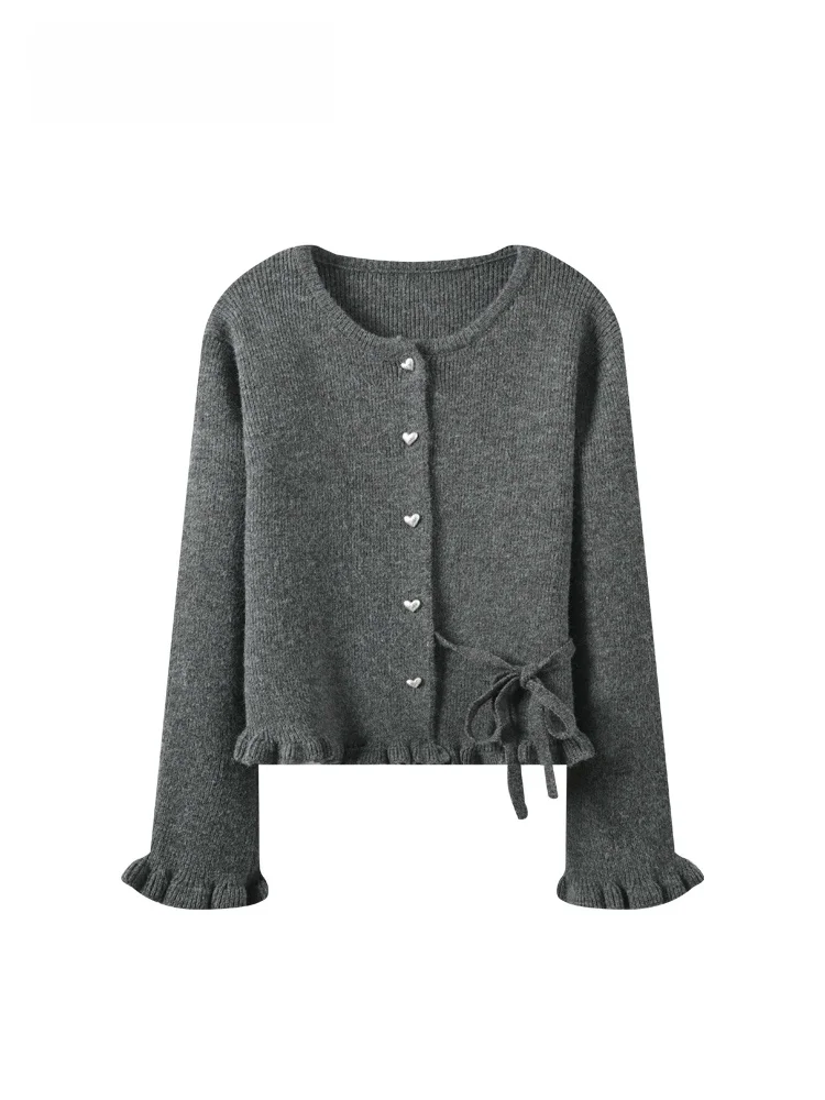 

CaraCLUB plus Size round Ne Long Sve Knitwear Casual Versatile Design Spring Faionable Top for plus Size Women