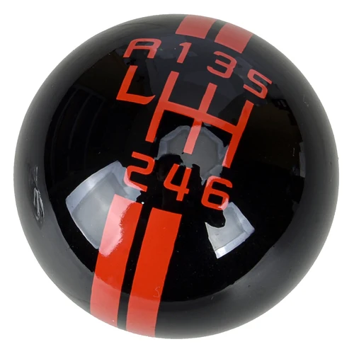 Imagen 2 del producto Perilla de palanca de cambios Manual de 6 velocidades, bola redonda apta para Ford Mustang Shelby GT 500 Cobra MT