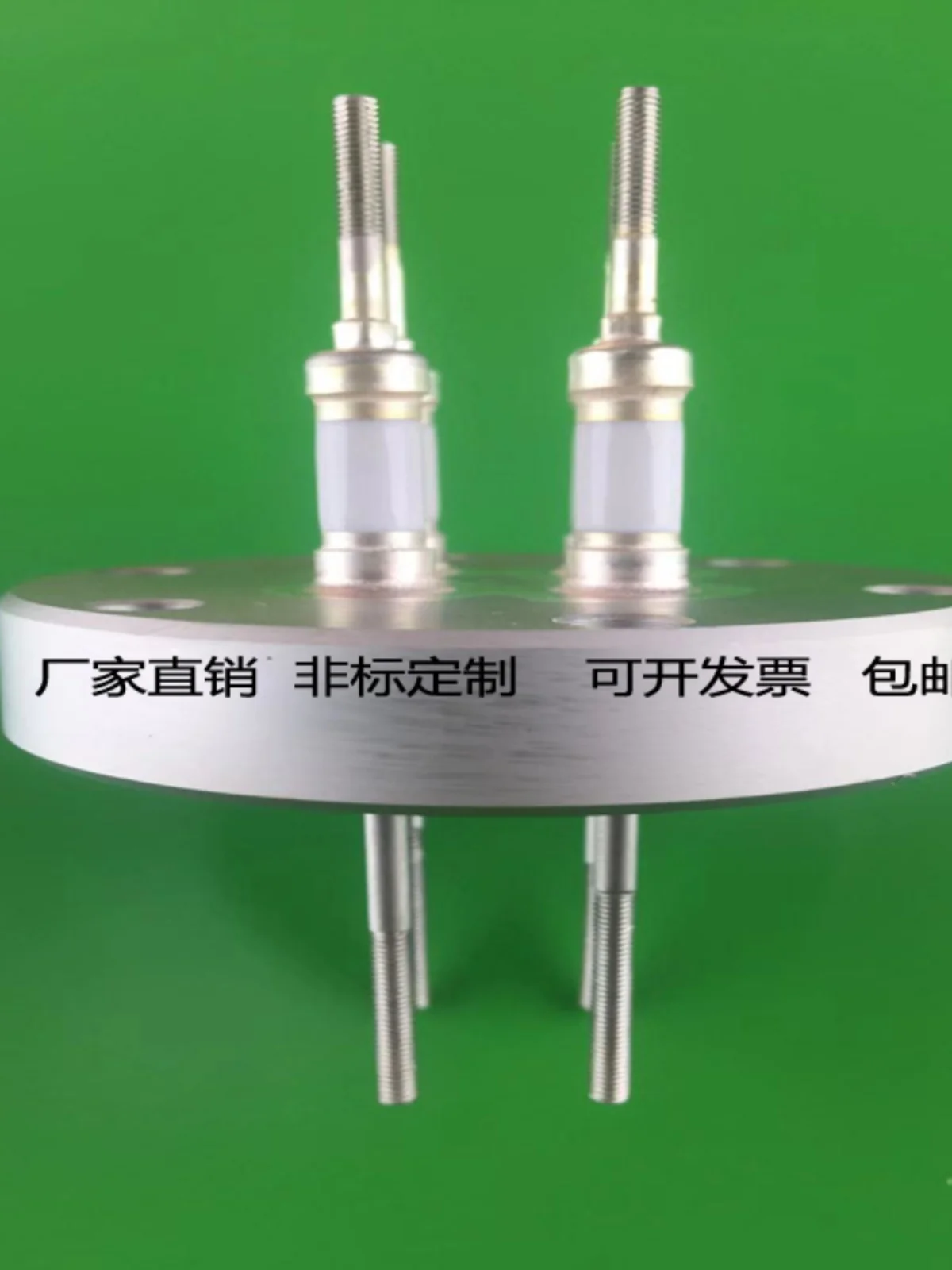 Insulation Seal CF63 Electrode Flange High Pressure Ceramic Vacuum Feedthroush Conductive Lead Connection Device