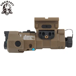 Tactical MAWL-C1 Battery Hunting Box impermeável, portátil para CR123, AAA, AA, Airsoft Paintball, ferramenta ao ar livre, apenas um caso