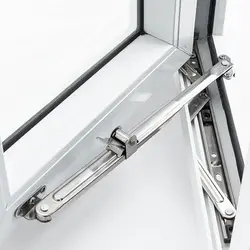 Restrictor Sliding Wind Brace Telescopic Window Support Stainless Steel Limiter Angle Controller Stopper Heavy Duty Gusset Fixed