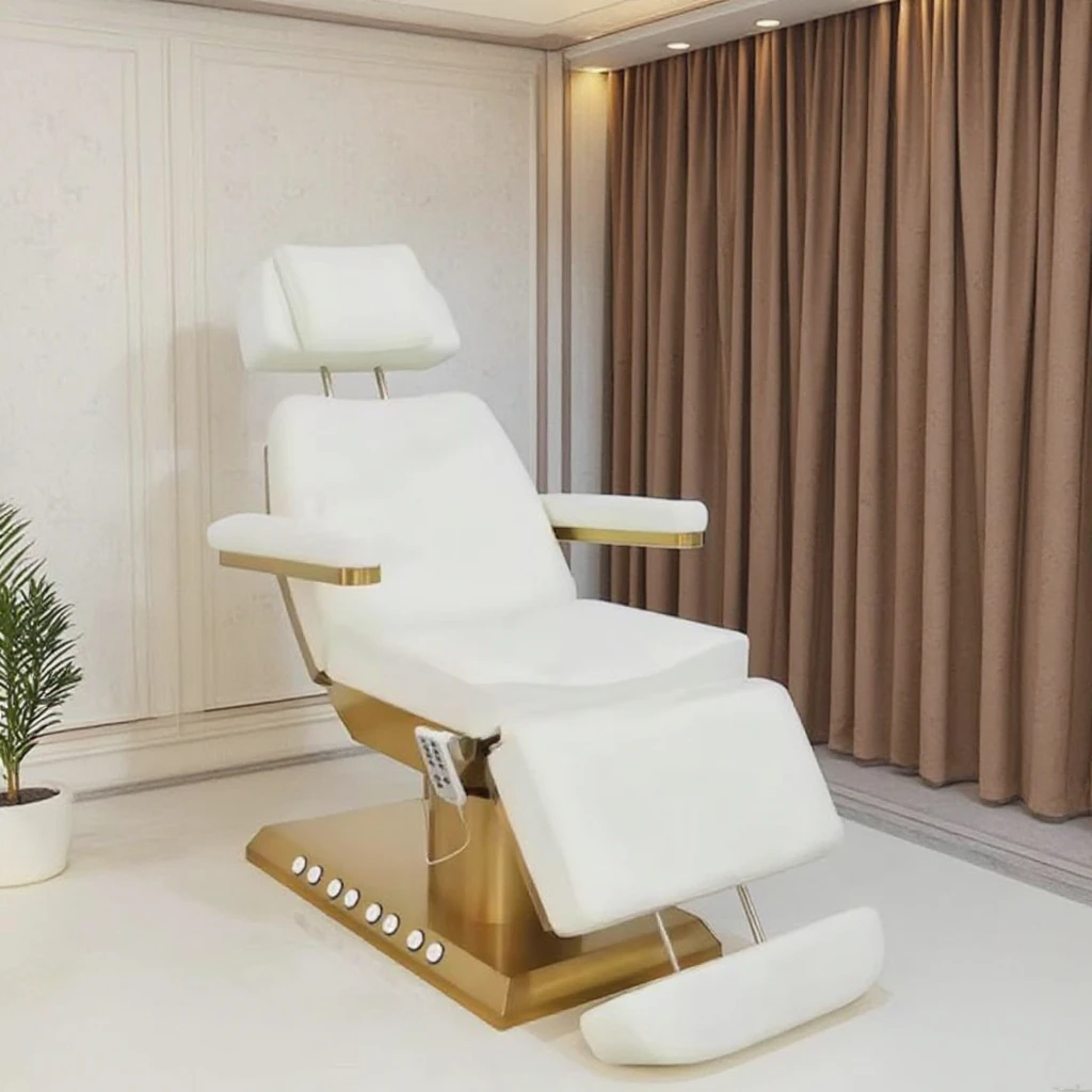 Lash เตียงปรับโมเดิร์นหรูหราเฟอร์นิเจอร์ Salon 3/4 มอเตอร์สปา Treatment ไฟฟ้านวดเครื่องสําอางค์ความงามเตียง