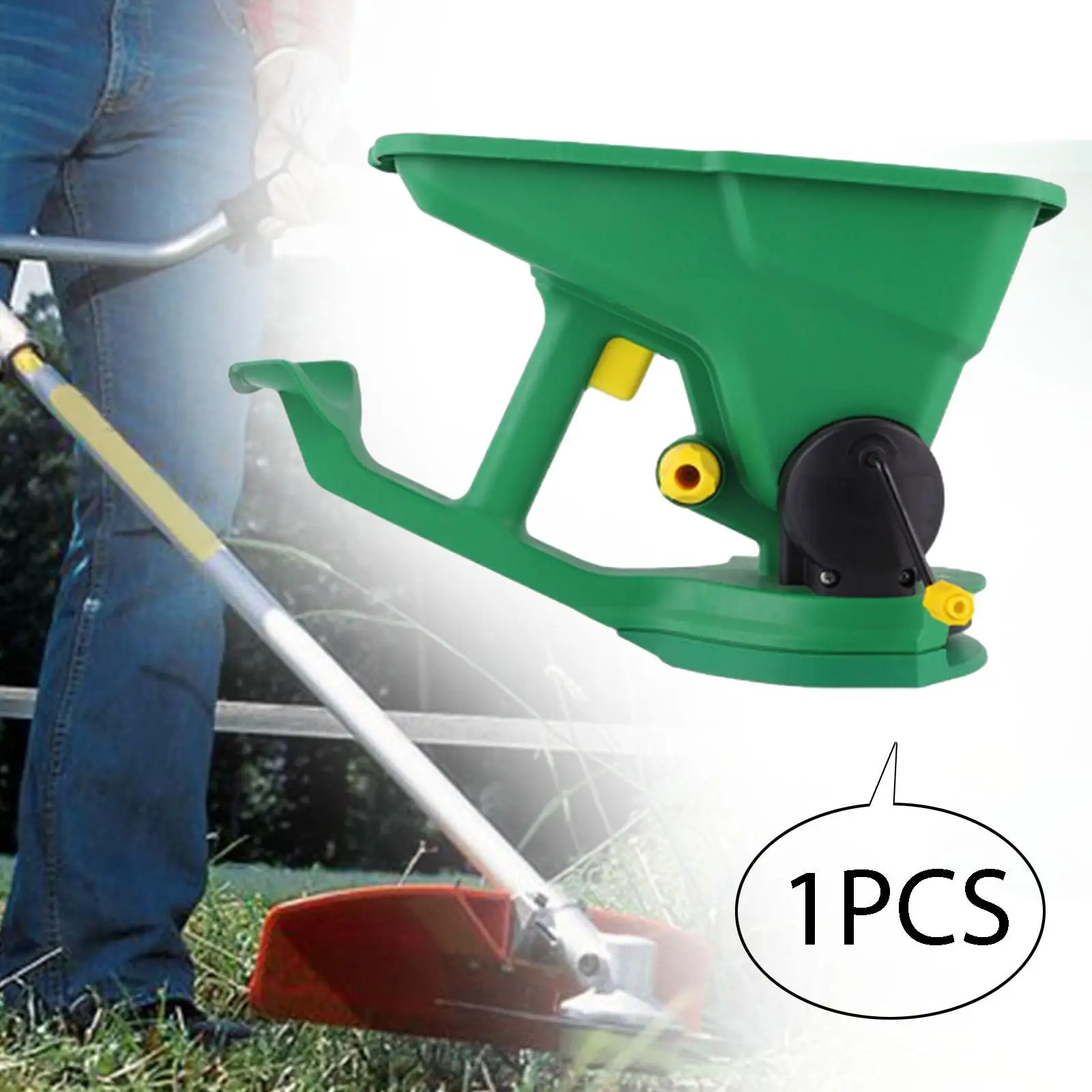 1.5L Handheld Seed Spreader Adjustable Portable Planter Tool Manual Operated Lawn Field Fertilizer Applicator for Variety of Use