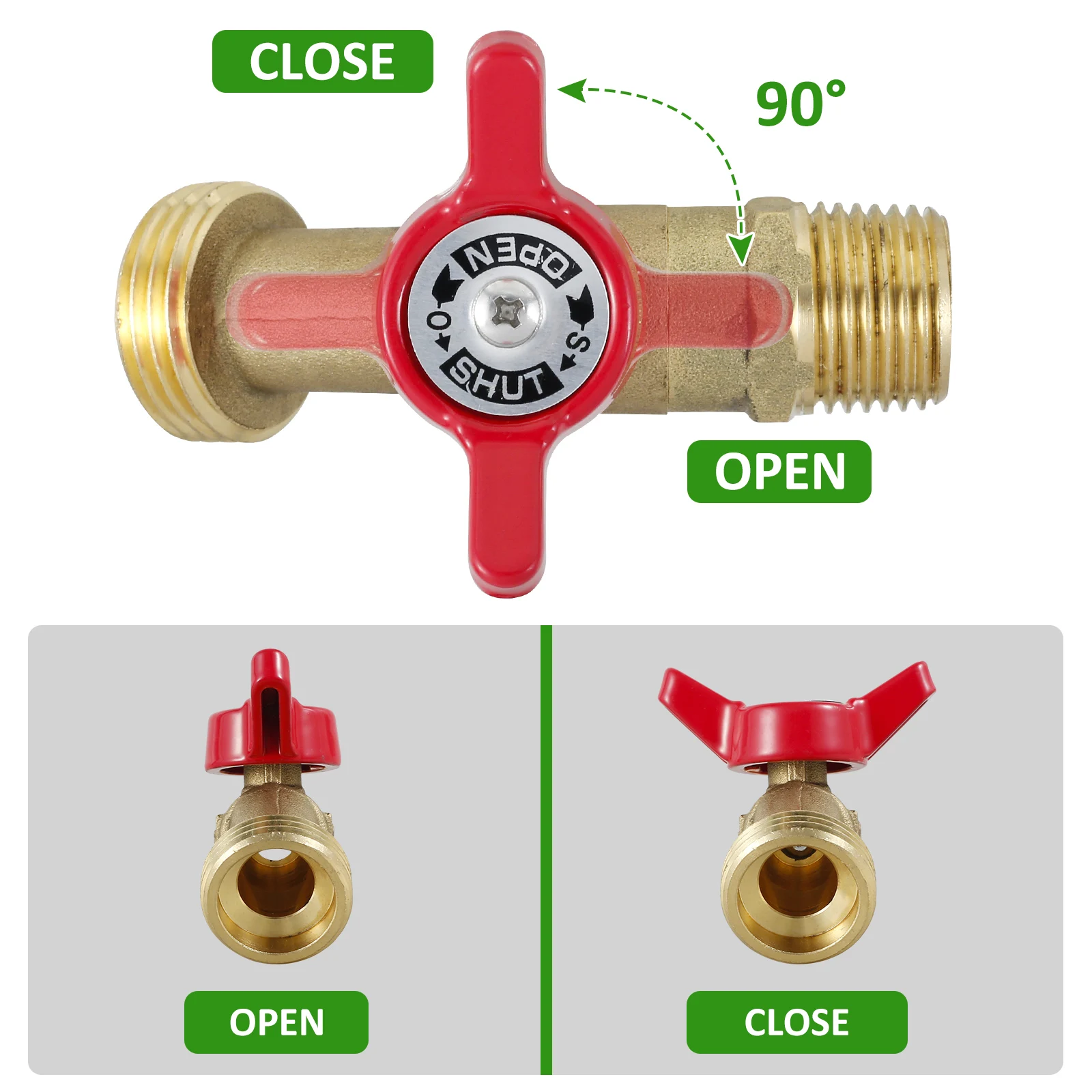 Adapter zbiornika IBC S60 * 6 mosiężny Adapter do zbiornika IBC 62/60mm akcesorium ze stopu armatura do węży ogrodowego do zewnętrznego zbiornika na