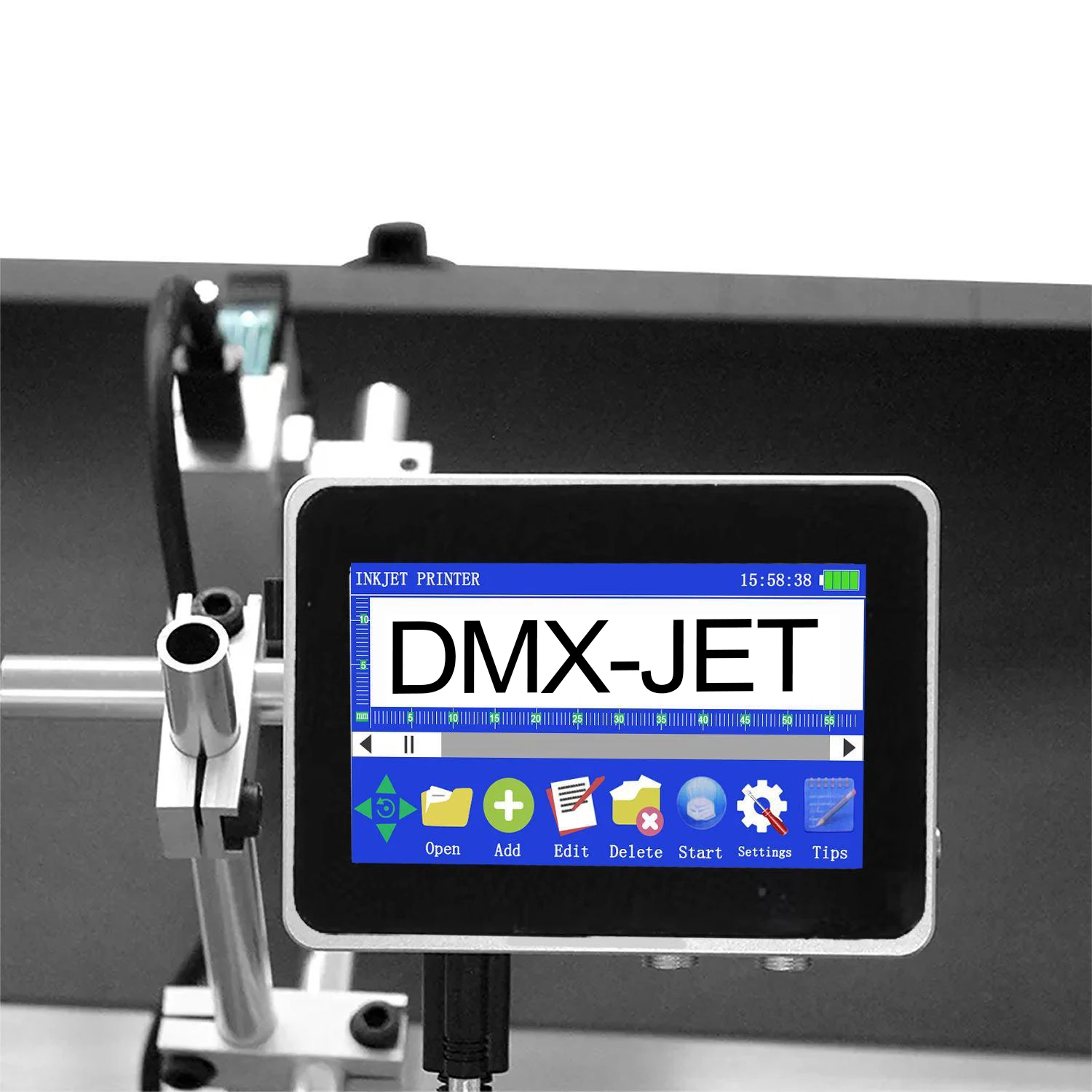 Stampante a getto d'inchiostro online multilingue di alta qualità Marcatura di etichette digitali Codifica del numero di lotto della data