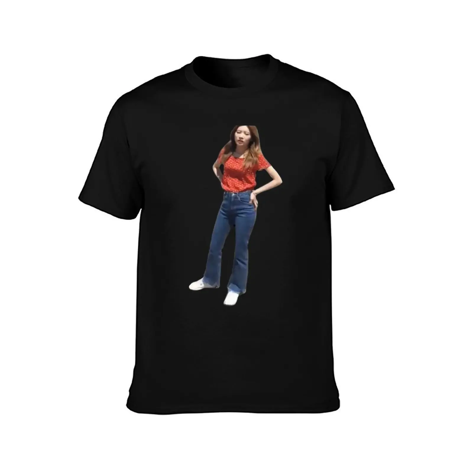 Kim Lip Tired Mom Meme T-Shirt, Summer Casual Cotton Tee, Oversized Streetwear Tops, Vintage Graphic Print, Unisex Men Women
