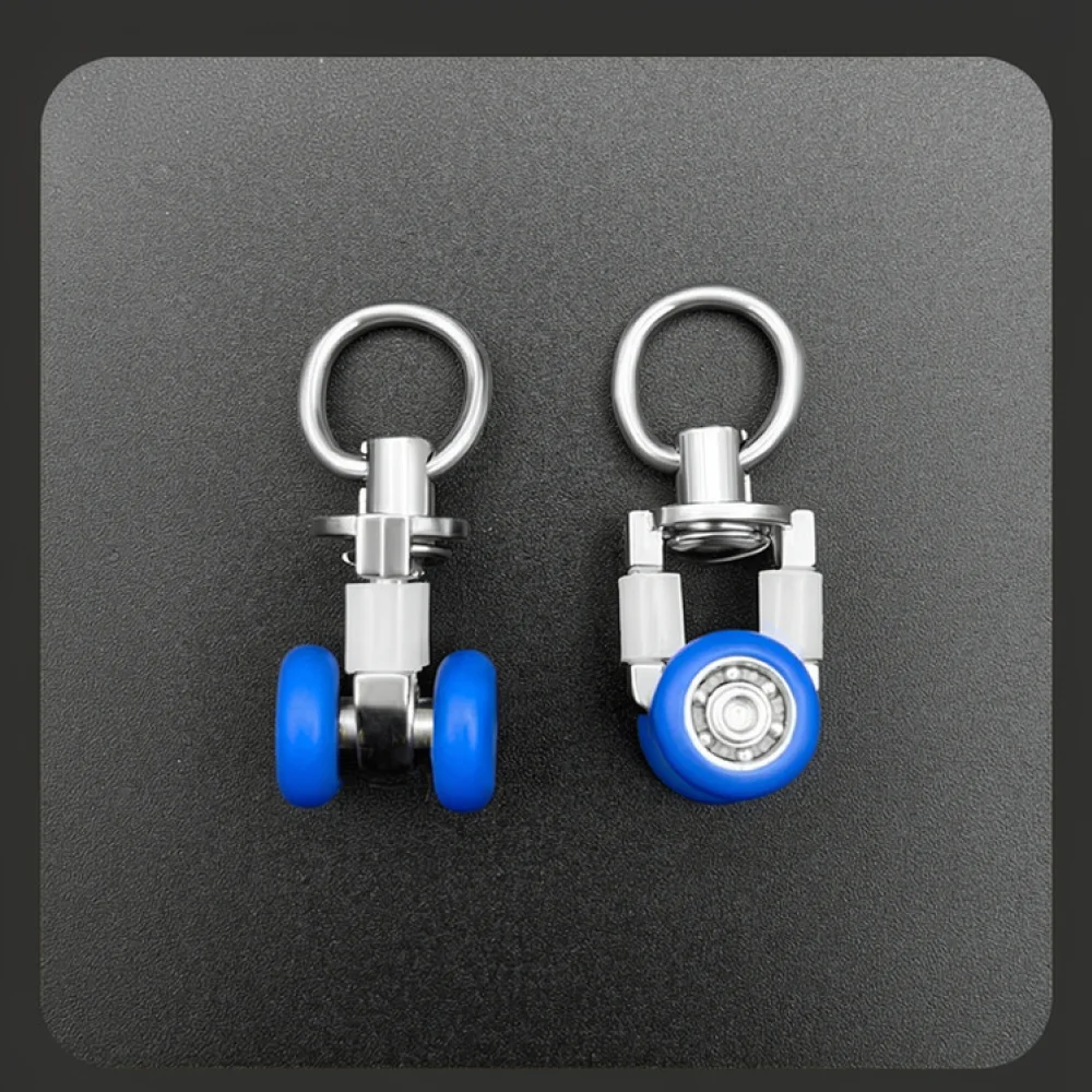 Universal Stainless Steel Curtain Rail Pulley Silent Glider Roller Household Window Drapery Hardware Accessory Durable