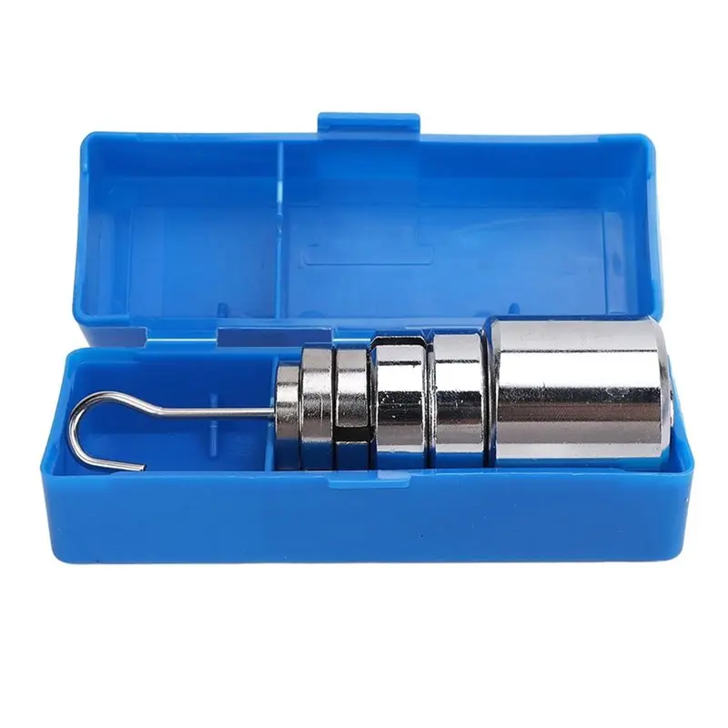 4X Laboratory Slotted Mass Kit, Slotted Weights, Easy To Use Portable Chrome Steel High For Classroom