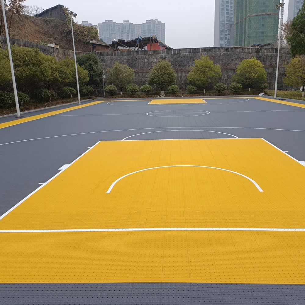 

Beable Interlocking Tiles PP Sport Court Flooring For Outdoor Basketball Tennis Volleyball Pickleball Multi-Sport Court