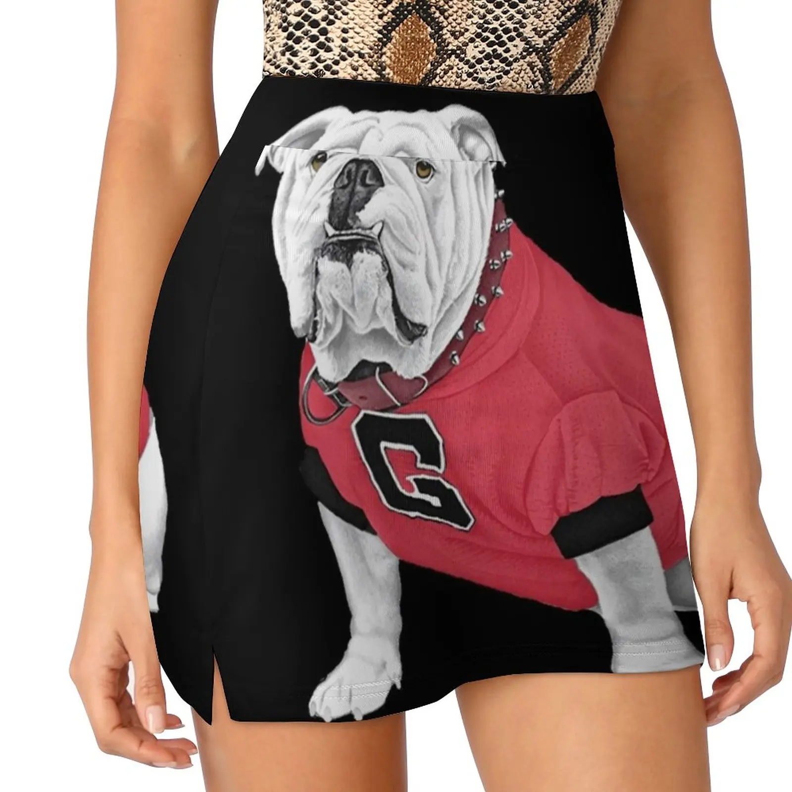 Uga X Women's skirt Y2K Summer Clothes 2022 Kpop Style Trouser Skirt With Pocket Go Dawgs Georgia Uga Uga X Que Smart Bulldogs