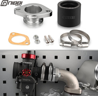 NIBBI CNC Intake Manifold Replacement for CG Engine Horizontal Engines High-Performance Motorcycle PE PWK Carburetor Adapter