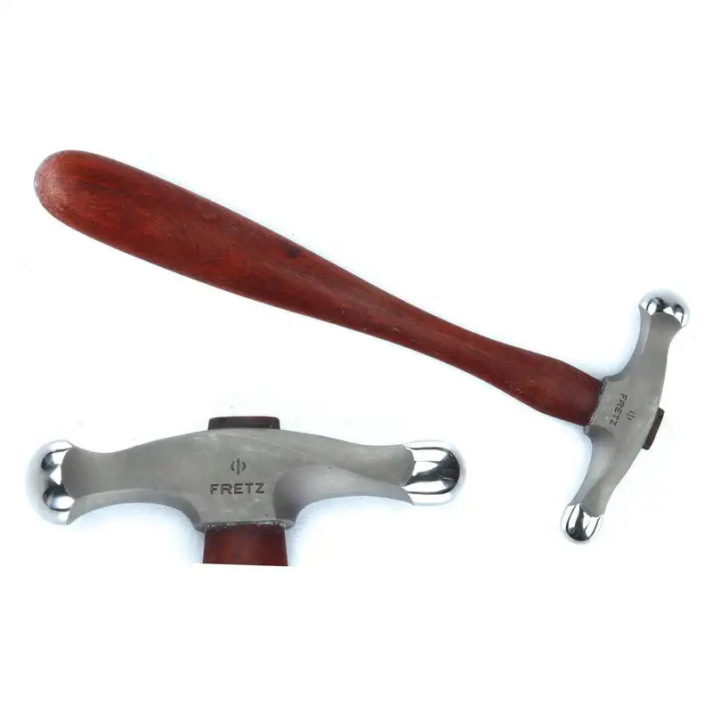 Fretz Silversmithing Large Hammer HMR-104 Round Domed Embossing Head Metal Doming Repoussé Tool