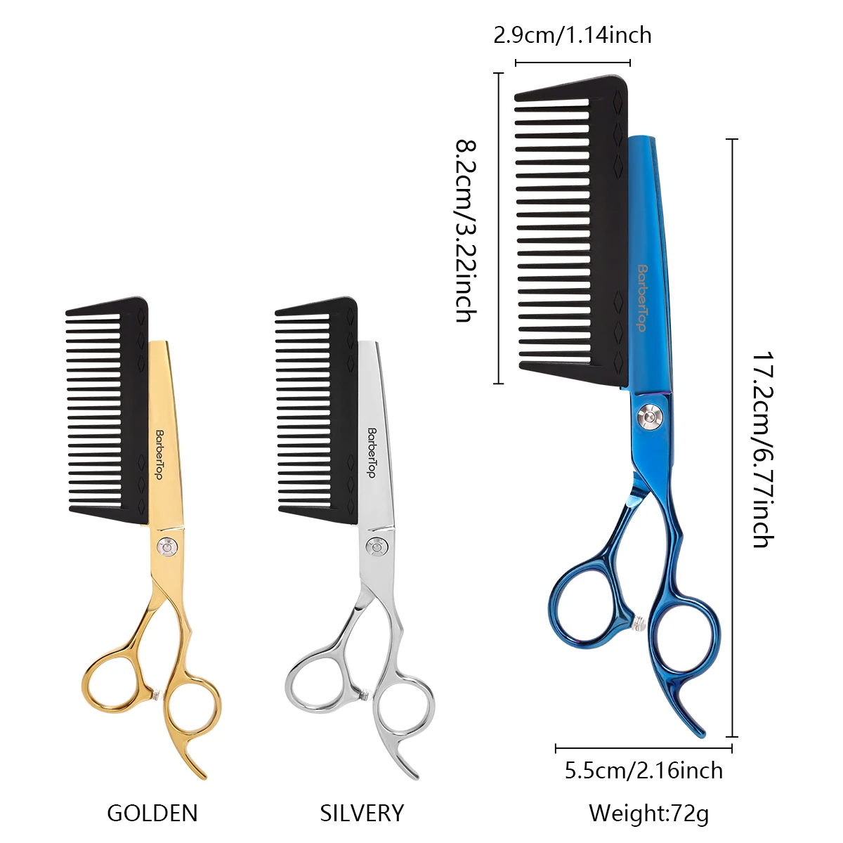 Salon Cutting Thinning Shears Hairdressing Clipper Comb With Bag Hairdresser Haircut Set Professional Barber Styling Tool Supply