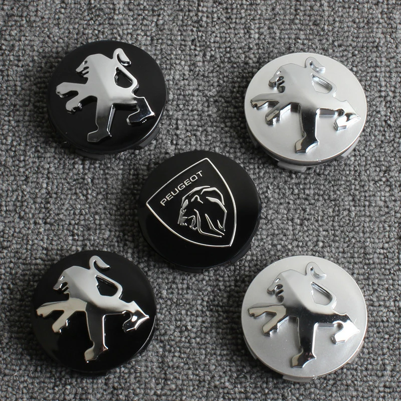 

Центральная крышка ступицы колеса автомобиля, 4 шт., аксессуары для гальваники из АБС-пластика для Peugeot 206 308 208 207 3008 307 2008 508 407 5008 408 4008