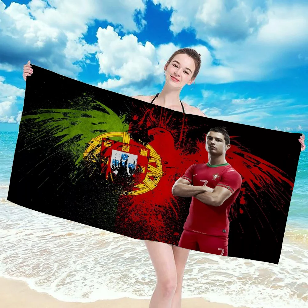 Spa Cristiano Ronaldo Beach Towel Robe Bathing Towels Adults Large Bath Towels Bathroom Bathrobe Girl Size Christmas Anime Home