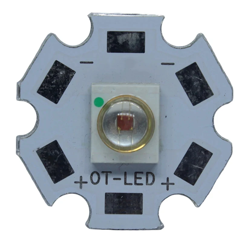 20 sztuk wysokiej dioda LED dużej mocy Chip pomarańczowy bursztynowy żółty 3W COB LED Semileds żarówka 590-595nm z 20mm/16mm pcb zintegrowany dla majsterkowiczów — zdjęcie 2