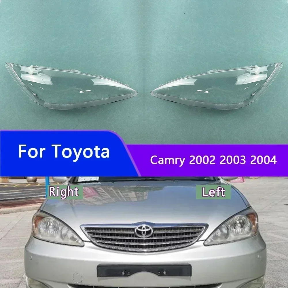 

For Toyota Camry 2002 2003 2004 Headlamp Cover Transparent Lens Lamp Shell Masks Plexiglass Replace The Original Lampshade