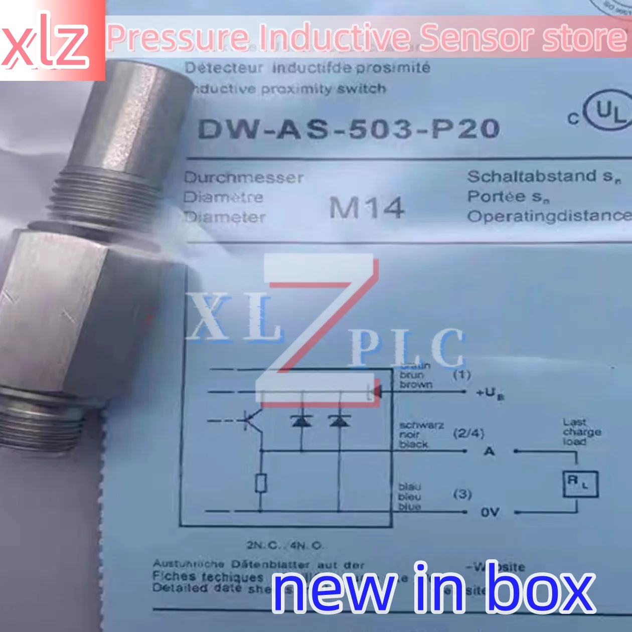 在庫あり DW-AS-513-M18-002 新型センサー近接スイッチ DW-AS-503-P20