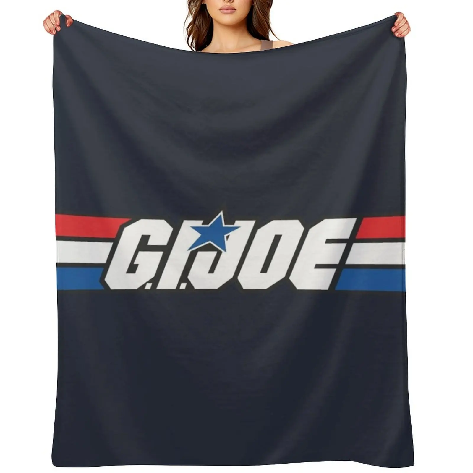 

Gi Joe Logo Design Throw Blanket cosplay anime Sofas manga Blankets