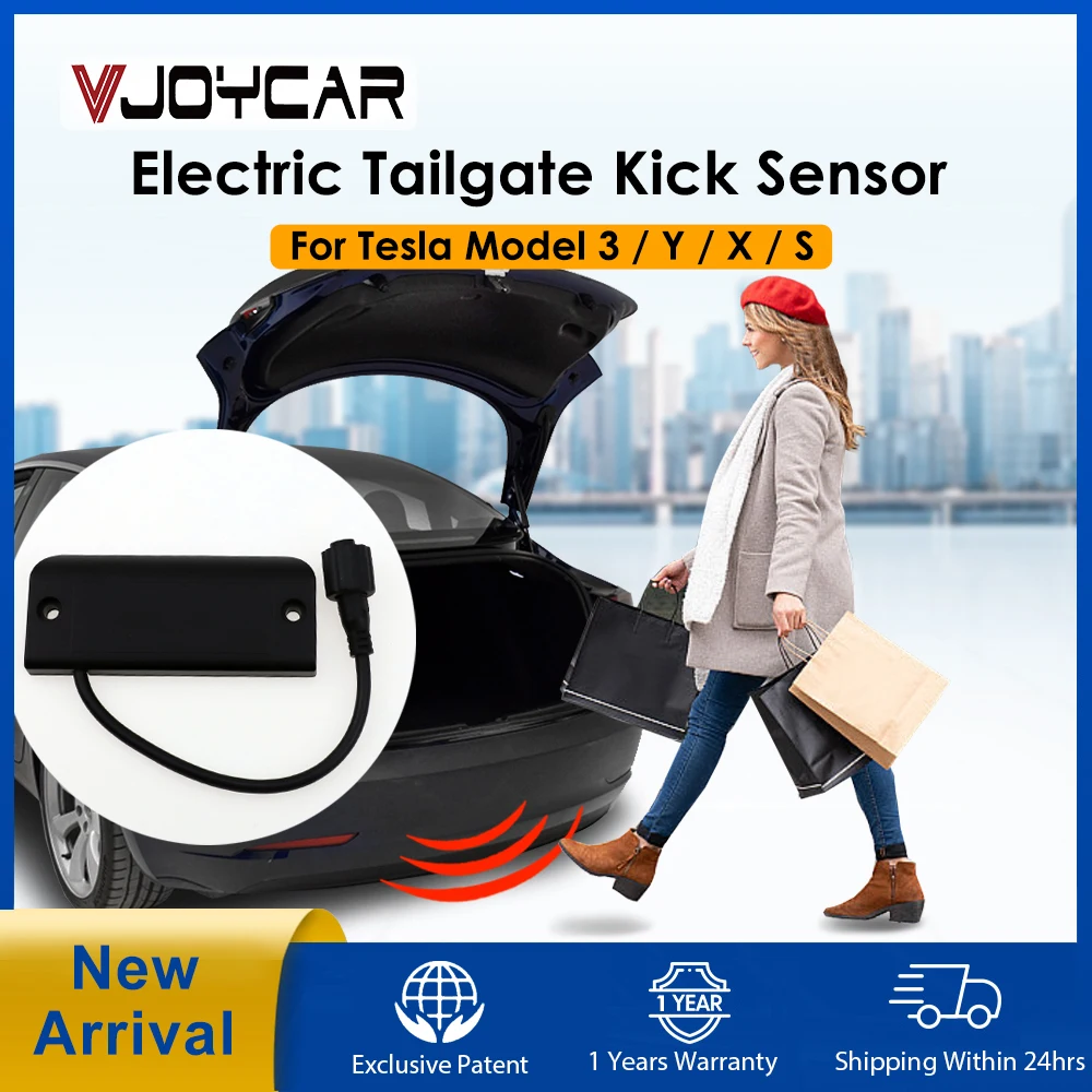 VJOYCAR 풋 센서 전기 뒷문 트렁크 오프너 새로운 Y 주니퍼 모델 3 테슬라 X S 모든 범위 용 하이랜드 킥