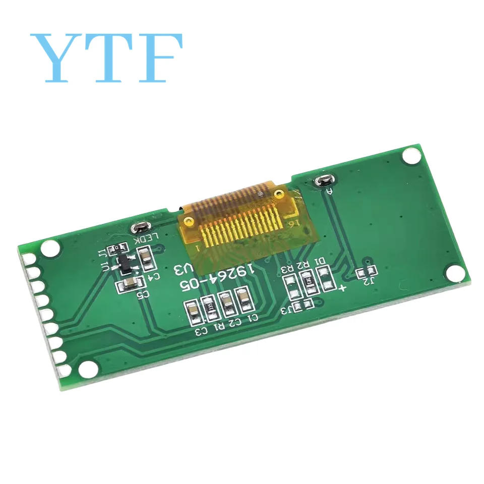 19264 192*64 layar tampilan modul LCD SPI seri matriks grafis pada 3.3 V-5 V