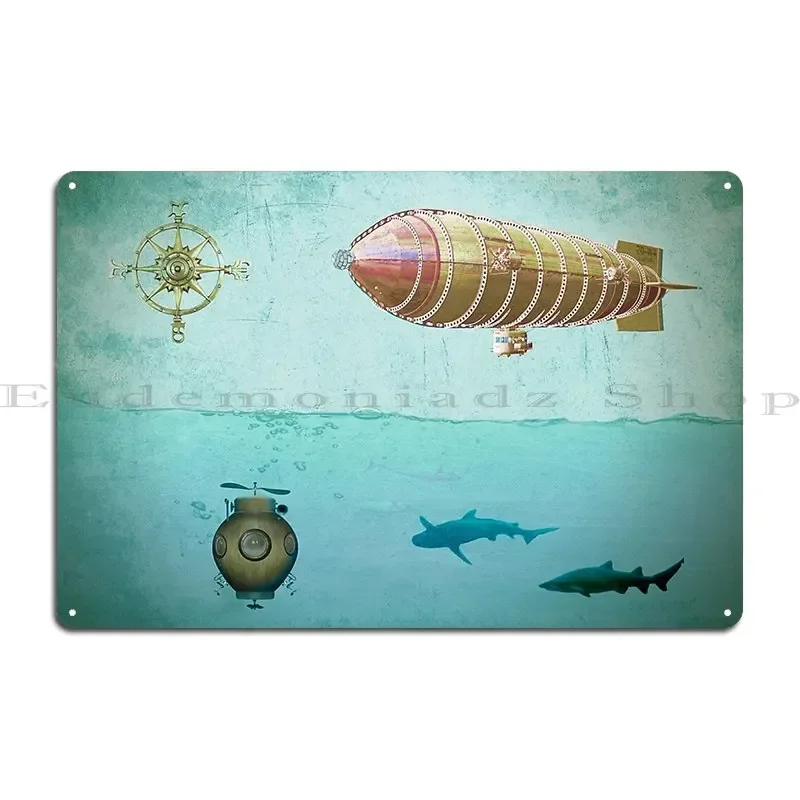 Navigators Metal Sign Wall Pub Rusty Wall Decor Garage Designing Tin Sign Poster