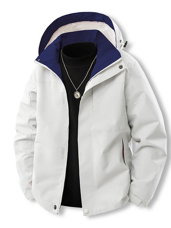 

Ветрозащитный водонепроницаемый костюм для горного туризма со съемным капюшоном для пар, весна-осень, для походов в Тибет