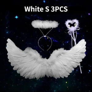 Anime cosplay elel wings trắng pena devil wings in wallow hình trẻ em người lớn hiệu suất cánh đồng 10 Cánh Carnival bán hàng chính - №7