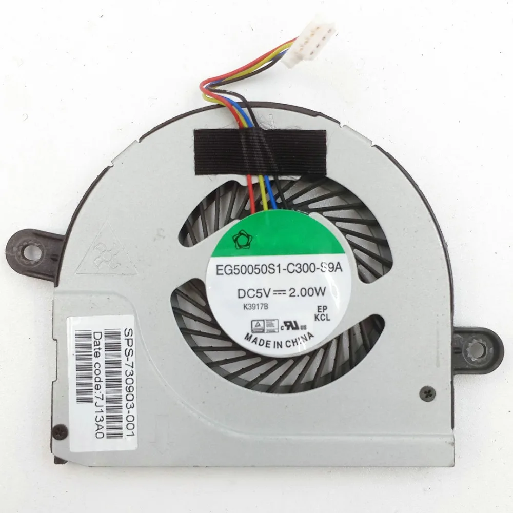 

new for HP TouchSmart 11 11-E115NR E015dx fan cpu cooler 730902-001 730903-001 EG50050S1-C300-S9A