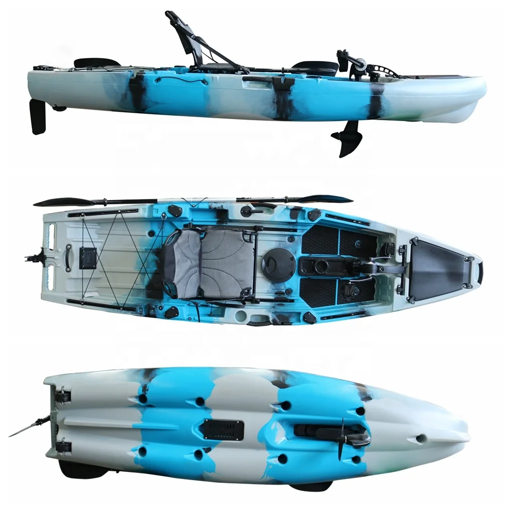 

CE Certification 3 Years Warranty Hot Sale 11 FT Sit on Top Solo Fishing Kayak Pedal Drive Lldpe Material Pedal Kayak for Sale