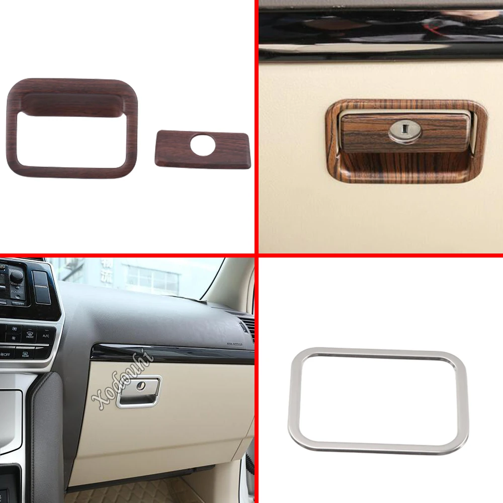 Car Co-Pilot Glove Box For Toyota Prado FJ150 2010 2011 2012 2013 2014 2015 2016 2017 2018 2019 Front Trim Panel Frame Stick