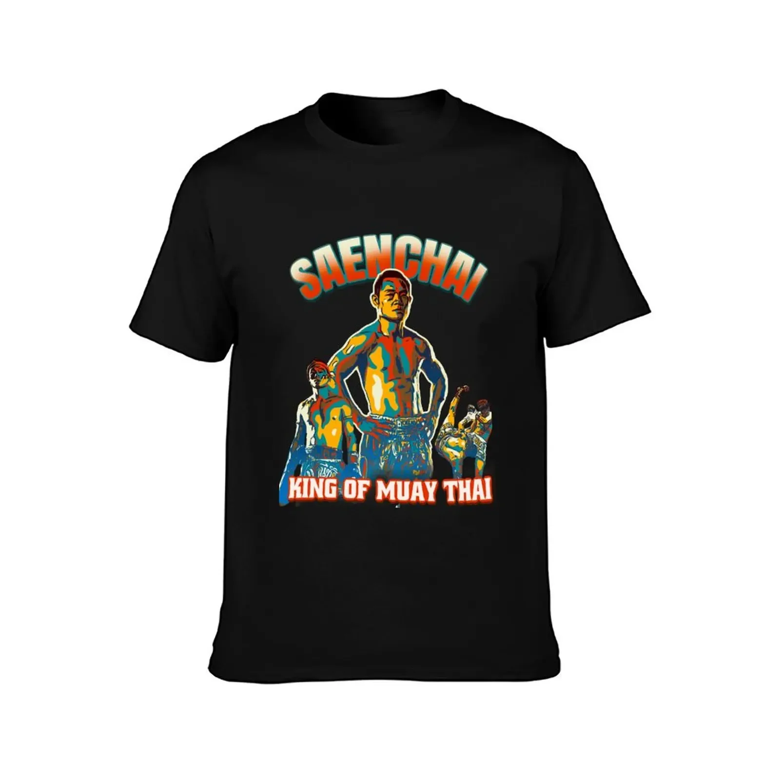 Saenchai - king of Muay Thai T-Shirt cotton graphic tees graphic t shirts mens workout shirts