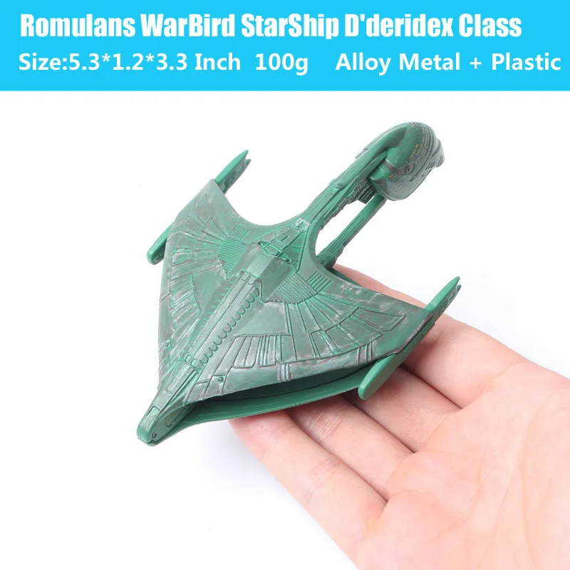 Eaglemoss Romulans WarBird StarShip D\'deridex Class B-type Spacecraft Diecast Model Toy Vehicles Souvenir For Collectibles