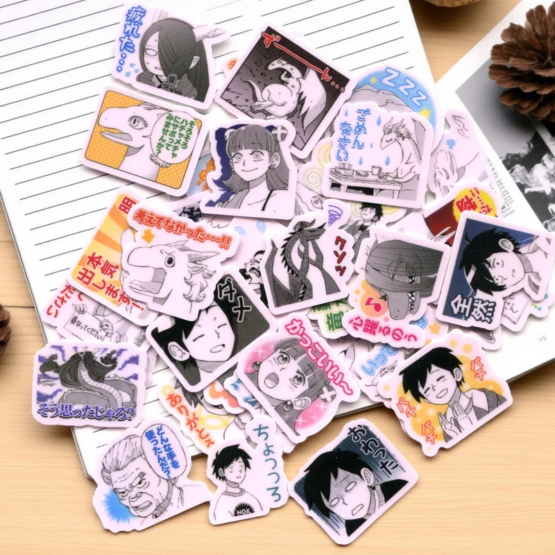 40pcs Please Look After the DRAGON 2-3cm diy cute STICKER