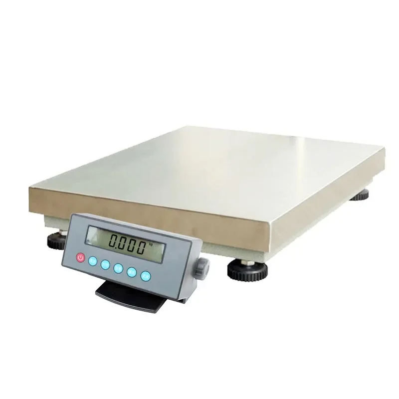 100kg rs232 electronic 300kg stainless steel plate 200kg price industrial digital weighing platform scale