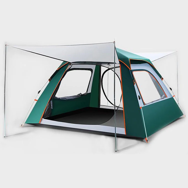 Outdoor camping portable foldable automatic thickening sunscreen tent Two-bedroom one-bathroom tent camping tent