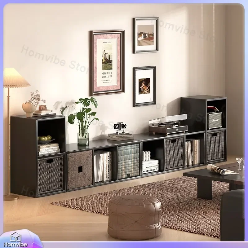 Modern TV Stand Cabinet Living Room Furniture Floor Storage Unit Display Shelf Wooden Media Console Entertainment Center Home