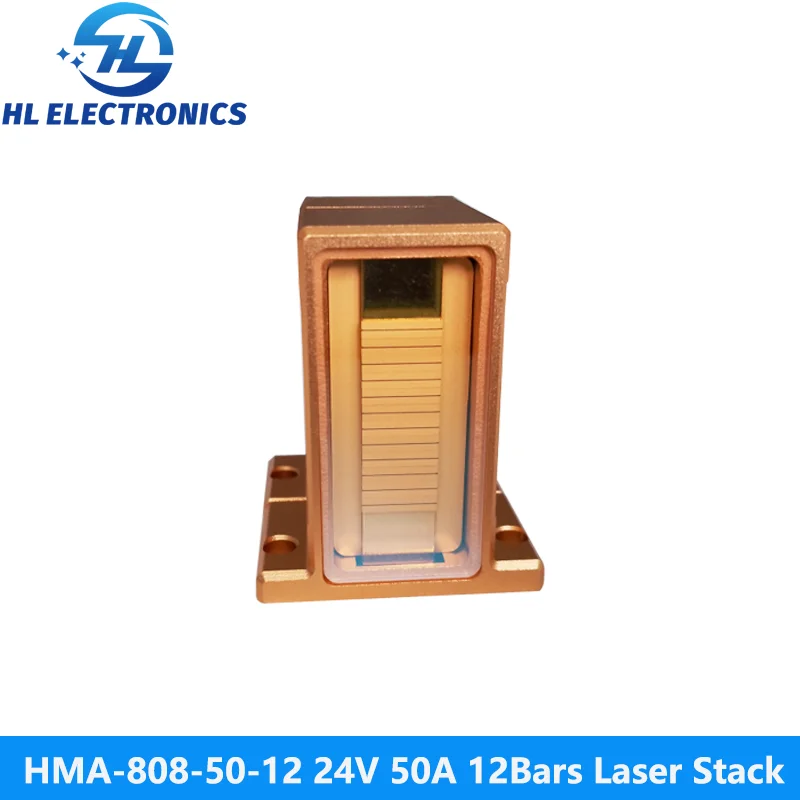 

HMA-808-12 24V 50A 12Bars 600W for 808 laser stack