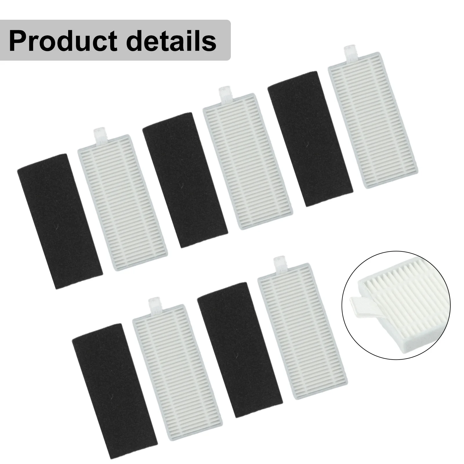 Air Quality Maintenance Vacuum Replacement Filter Kit for karcher White Maintain Hygienic Floors for capture Fine Dust