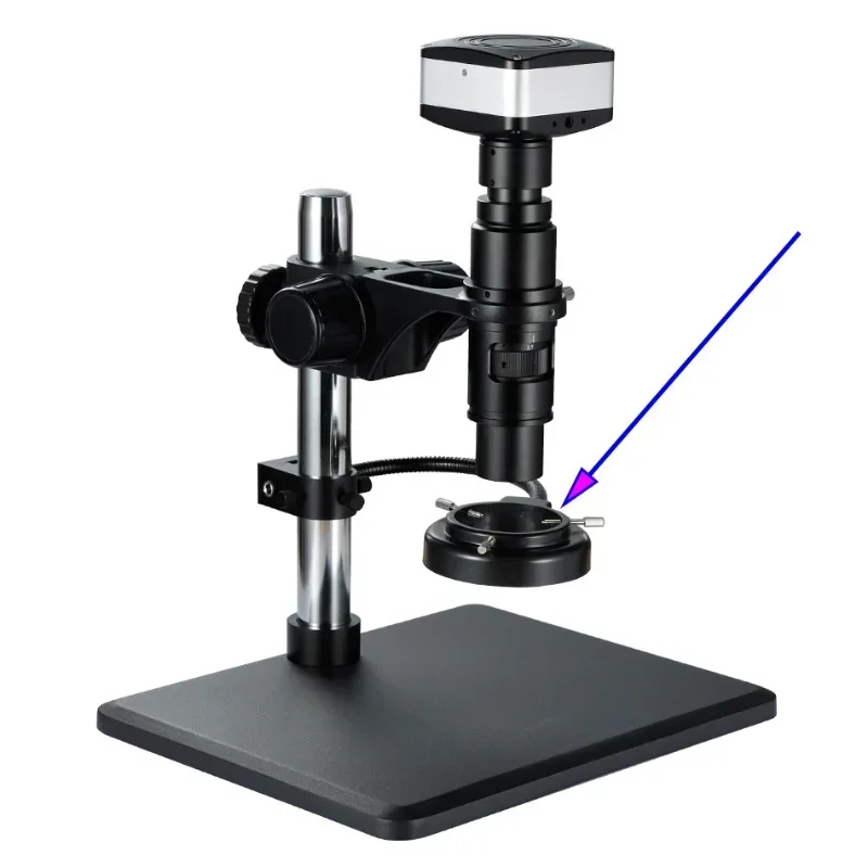 

Универсальный угол регулировки вращения микроскопа, светодиодное кольцевое освещение источника света для промышленных микроскопов и камер CCD