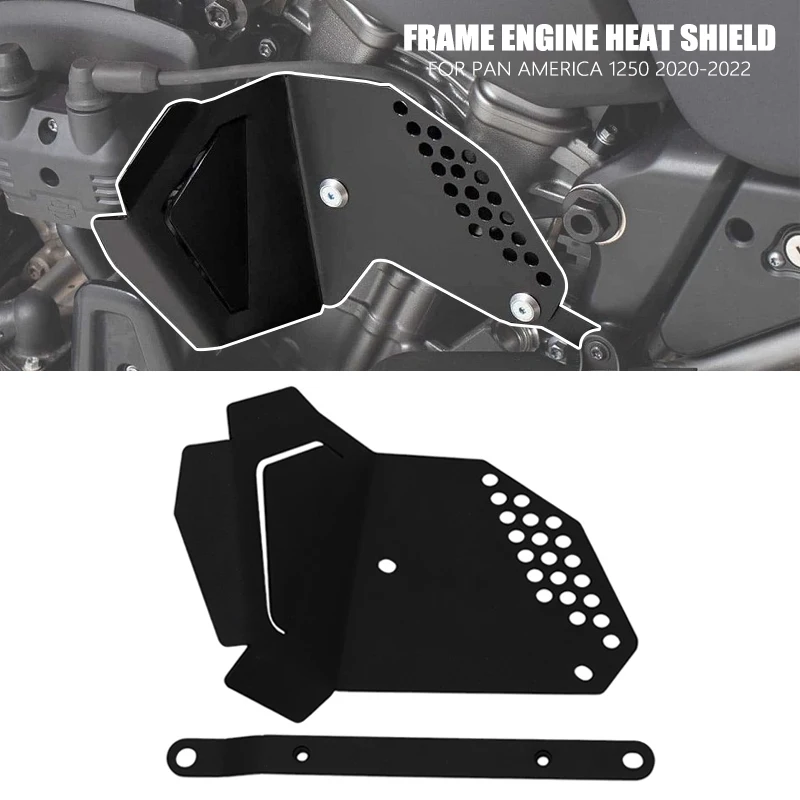 

For Pan America 1250 Valve Guard 1250S PAN AMERICA1250 2020 2021 2022 Mid Frame Engine Heat Shield Throttle Guard Cover
