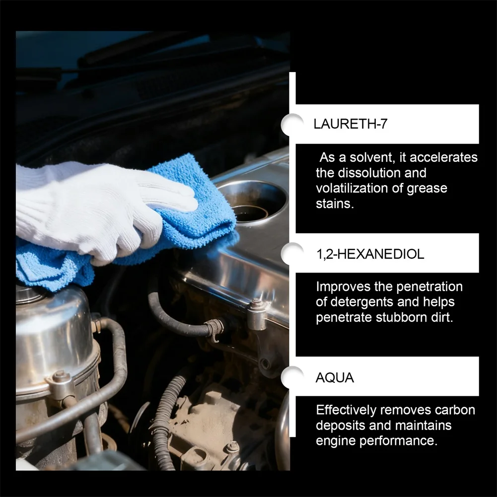 Car Exterior Engine Cleaner Long Term Anti-Wear Engine Protectant For Engines